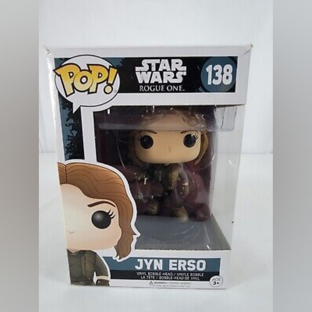 New Funko Pop Star Wars Disney Collectible Rogue One JYN ERSO 138